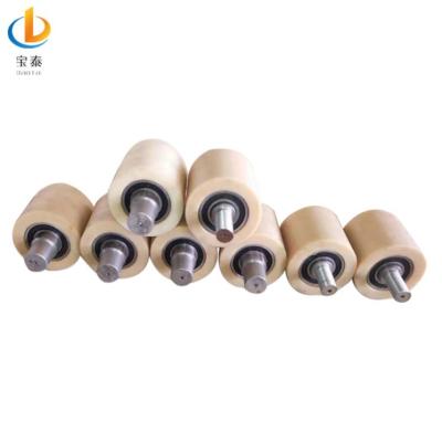 China Modern Supports Customized Hot Sale Industrial Nylon Rollers Low Friction Coefficient Corrosion-resistance Plastic For Transportation for sale