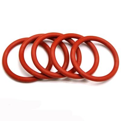 China Water/Dust/Oil Proof Red Silicone Rubber O Ring Payment Term 30% Deposit 70% Balance for sale