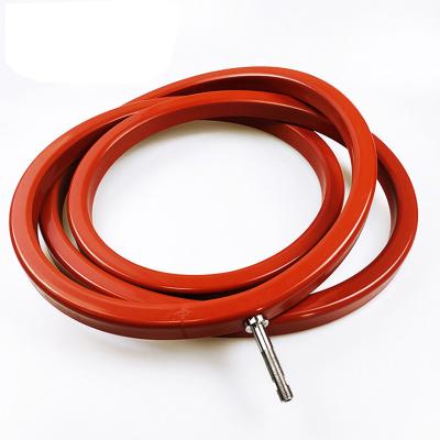 China High Temperature Inflatable Valve Sealing Strip Within White Silicone Inflatable Ring for sale