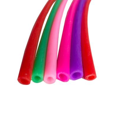 China TT Payment Term Medical Grade Colors Silicone Tube 3mmX5mm Soft Flexible Hollow Tube Fly Tying Tubes for sale