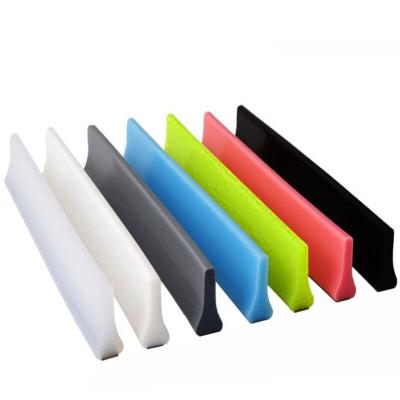 China Cutting Bathroom Silicone Water Dam Barrier Water Stopper EPDM PVC TPV TPE Sealing Strip for sale