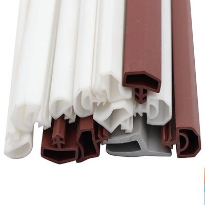 China Door Sealing Silicone TPE PVC Wooden Door Slot Type Sealing Strip for Doors for sale