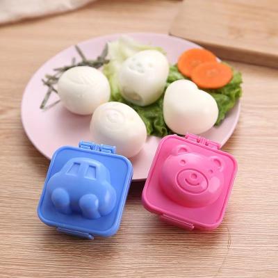 China Cute Egg Ring Bento Accessories Rabbit Bear Fish Egg Mold 3D Cartoon Baby Rice Ball Viable Egg Mold Decorating Tool Kitchen Instruments for sale