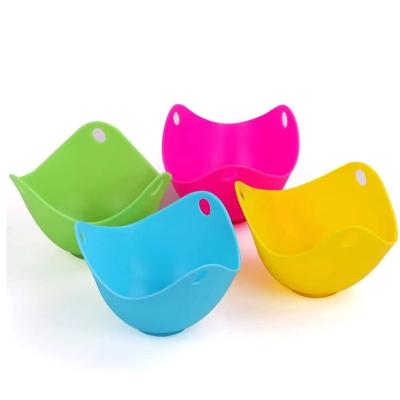 China Viable Egg Poacher Silicone Pods Pan Mold Egg Mold Bowl Rings Cooker Boiler Poaching Kitchen Cooking Tool Accessories Instrument for sale