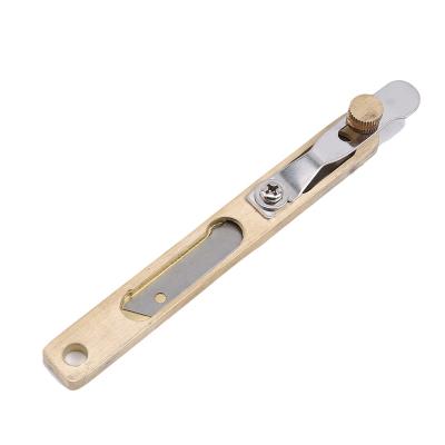 China Open Slide DIY Cut Knife Cutter Copper Trimming Knife Trimming Tool Craft Brass Leather Positioning Leather Tool for sale