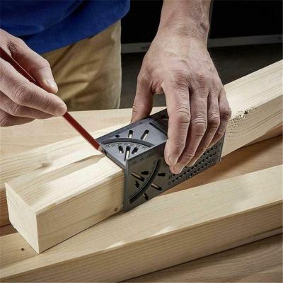 China Wooden Working Square 3D Ruler Miter Angle Gauge Gauge Height Measuring Tool A0051 for sale