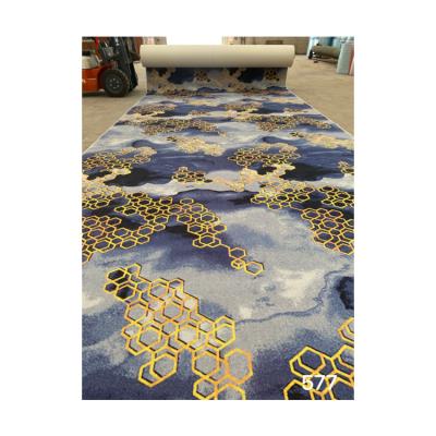 China Wall Room Hotel Non-Slip Carpet With Logo To Wall Carpet Loop Pile for sale