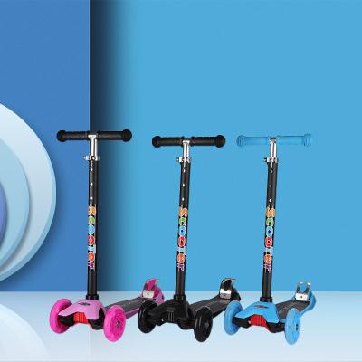 China Widened PU Wheel Instant Scooter 3 Wheel Toy Kids Push Kick Bar Straight Professional Safety Scooter for sale