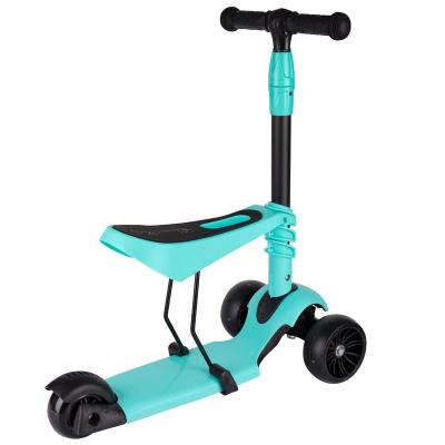 China PU widened flash wheel suitable for kids kick scooter folding kick scooter tricycle kick scooter for sale