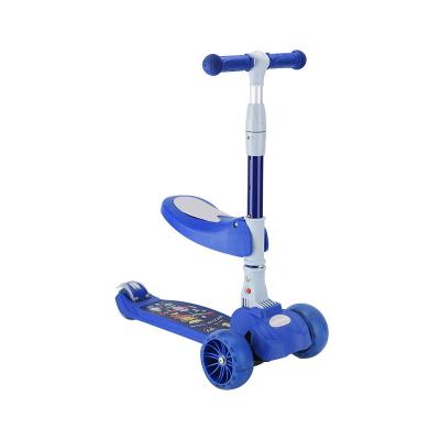 China Wholesale Customized PU Widened Wheel China Flash 3 Wheel Smart Kids Scooter Factory Price for sale