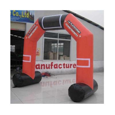 China Promotion Mini Inflatable Halloween Aquarium Arch Lighting Customized Five Sides Inflatable Arch With Logo for sale