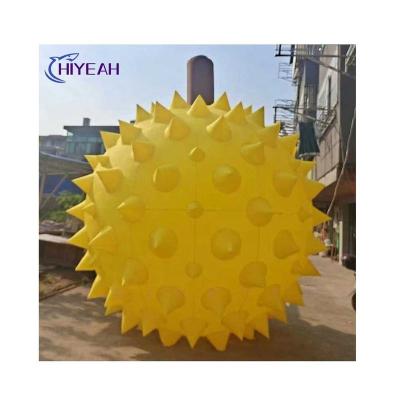 China Reality Fruit Decoration Durian Inflatable Fruit Balloon Inflatable Air Inflatable Vegetable Decorations for sale