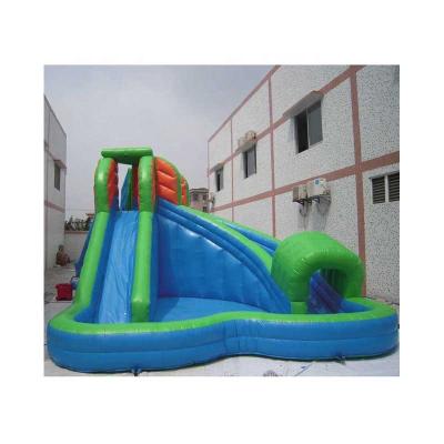 China UV Protective Flame Retardant Waterproof Commercial Use Kids Swimming Poll With Inflatable Slide Water Slide For Kids for sale