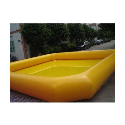 China Large Yellow Kids Outdoor Waterproof Flame Retardant Portable Swimming Pool UV Protectors for sale