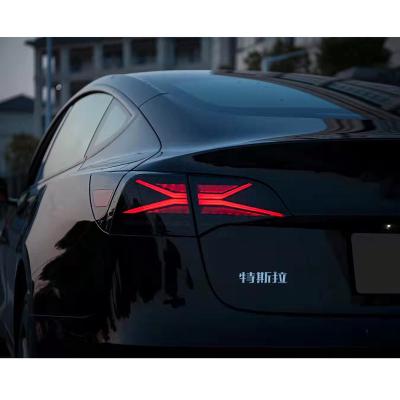 China LED tail lights new style design suitable for Tesla 3/model Model Y modified X-Men LED series new for 3/Y model for sale