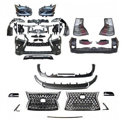 China Plastic Body Parts Body Kits 2010-2019 GX460 Modified Front Bumper Grille Rise Rear Bumper Body Kits 2020 For Lexus for sale