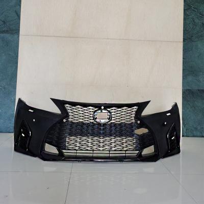 China Plastic old to new body kit for Lexus IS upgrade 2006-2012 to 2021 model include front bumper assembly with grill headlight tail light for sale