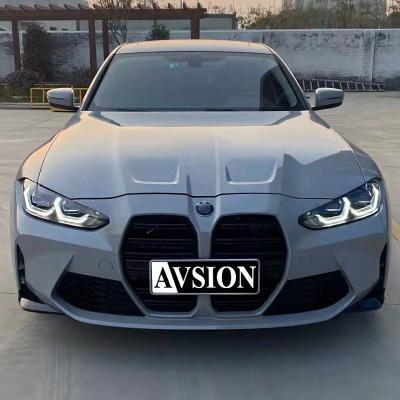 China Front Bumper Plastic Set For BMW 3 Series G20/G28 Rise M3 Style Body Kit With Hood Headlight Fender Side Skirt Perfect Fitment for sale