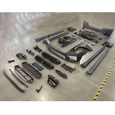 China Front/Rear Bumper Plastic Assembly Grill Damper Side Skirt For BMW 5 Series G30 G38 Modified To M5 Style for sale