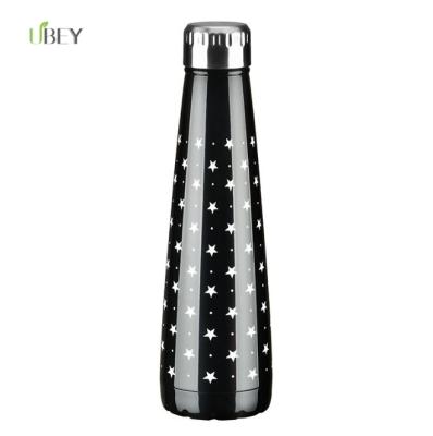 China Double Wall Stainless Steel Vacuum Flask Sustainable Insulated Water Bottle Direct Drinking for sale