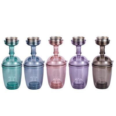 China Wholesale Cheap Custom New Design Acrylic Hookah Shisha Cup For Travel Hookah Shisha Hookah Shisha Mini Cup Portable Car With LED Light for sale