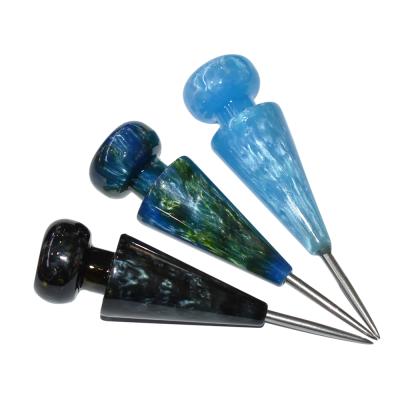 China New design resin hookah accessories hot sale resin hookah plugs for aluminum foil shisha plug with needle for sale