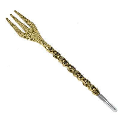 China New Design Hookah Shisha Accessories Hookah Shisha Fork Zinc Alloy Shisha Fork High Quality Zinc Alloy Stainless Steel for sale