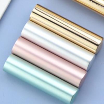 China Tea Eyebrow Pencil Tube Aluminum Lids, Aluminum Tube Holder Package For Makeup Pen, Cosmetic for sale