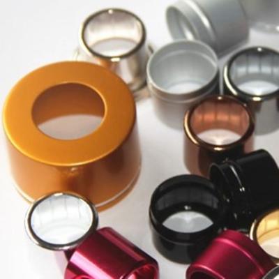 China Tea Oxidized Aluminum Stamping Parts Collar Tube Holder Packaging for sale