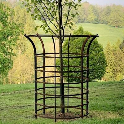 China Modern Powder Coated Metal Tree Protector / Metal Fence For Tree for sale