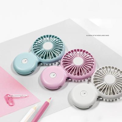 China Protable CYNRIN Mini Portable USB Rechargeable Handheld Charging Battery Desktop Air Cooling Travel Fan for sale