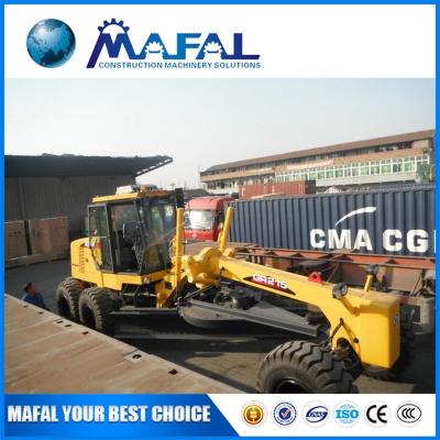 China MAFAL New Construction Machinery 215hp shantui Motor Grader Gr215 with three ripper for sale