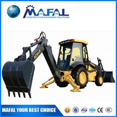 China MAFAL 4X4 compact tractor with loader and Backhoe Loader Xnwz74180 with Cheap Price for sale