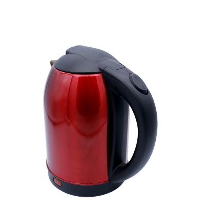 China 360 Rotating Tea Hot Water Appliances Kitchen Home Electronics Sale Base 2021 Degree RED 304 Stainless Steel Painting Electric Kettle for sale