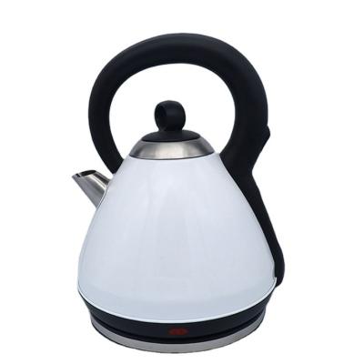 China 360 degree rotation base 2021 sale home electronics kitchen double layer stainless steel warm white spray paint kettles electric kettle factory wholesale for sale