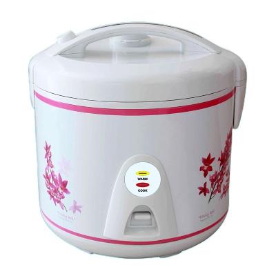 China Low Power Consumption Home Appliances Portable Cooking Pot Rice Cooker Industrial Electric 1.8L Rice Cooker With Red Flower Body for sale