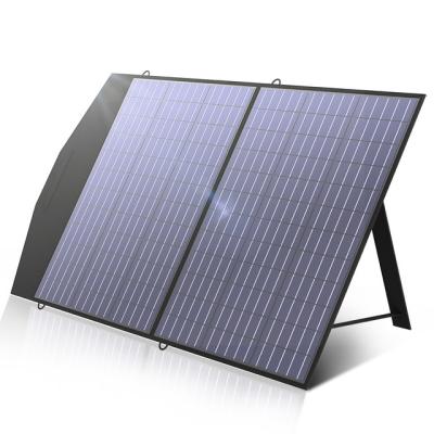 China Solar energy is converted into electricity 18V 12V 100W Portable Car Solar Panel Charger DC Outdoors Travel Camping Outdoors Portable Power Station Generator for sale