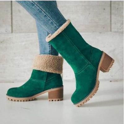 China Fashion Trend Factory Wholesale Cheap Classic Style Wear Fur Boots Winter Warm Comfortable Boots Two For Women Women Boots 2021 for sale