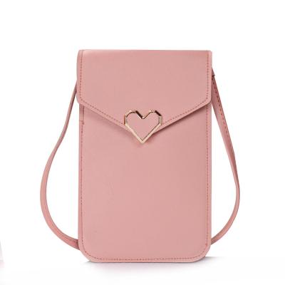 China High Quality Cross - Body Cell Phone Bag Multifunctional Mobile Phone Bag Leather Cell Phone Filter Mounts Mini for sale