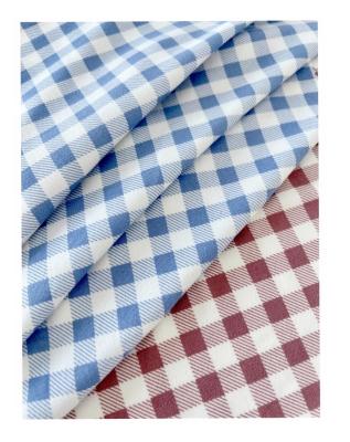 China Hot Sale Stock Polyester Tear-Resistant Jersey Knitted Fabric With Printed For Dress Shirts Blouses for sale