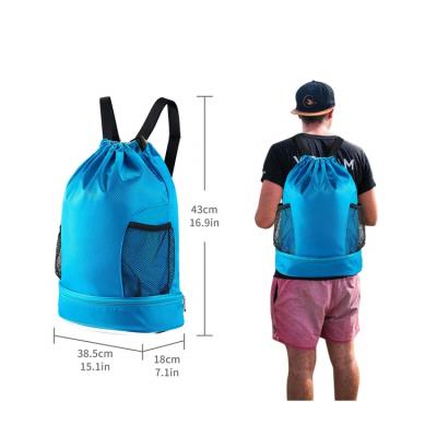 China Factory direct sale high quality low price custom drawstring bag custom sports backpack strap opening for sale