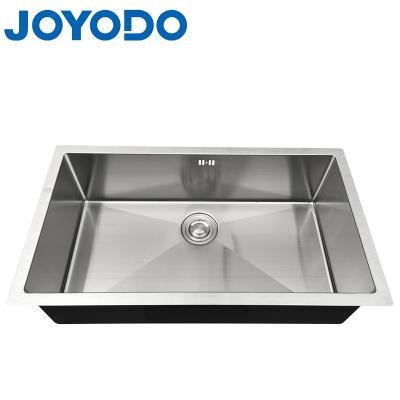 China Without Faucet JOYODO Modern Single Bowl 304 Stainless Steel Kitchen Sink for sale