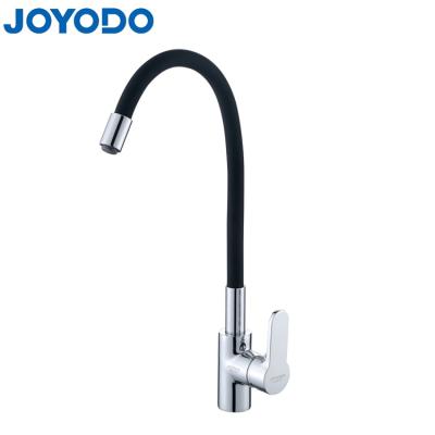 China Sense Faucets JOYODO New Style Black Color Pull Out Flexible Hose Water Saving Brass Kitchen Faucet for sale