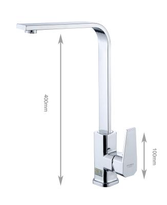 China JOYODO Contemporary Wholesale Fancy Flexible Single Handle Brass Kitchen Mixer Tap Water-saving for sale