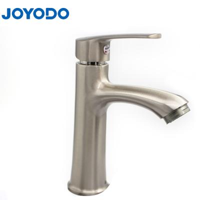 China Metered Faucets Sale Stainless Steel SS304 Basin Faucet Hot Cold Water Mixer for sale