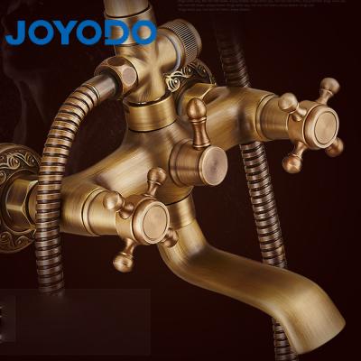 China With Modern Slide Bar JOYODO Designs Antique Oil Rubbed Bronze Rain Shower Sanitary Set for sale