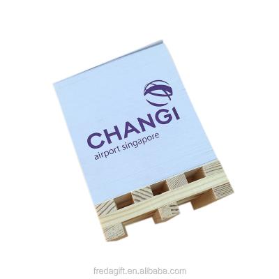 China 2018 3x3 inch memo pad customized sticky sticky wooden cube loose leaf note pad for sale