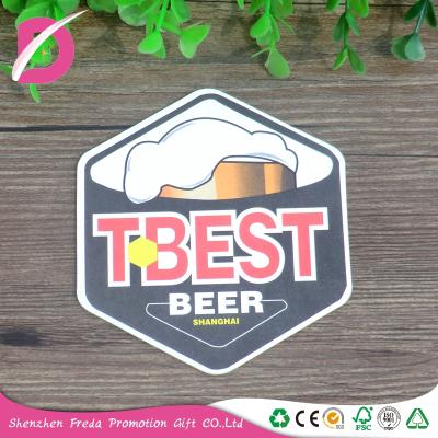 China Viable Factory Wholesale Printing Cardboard Drink Coasters / Paper Costers for sale