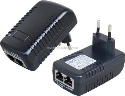 China 24Watt Power Over Ethernet Power Supply POE Adapter With EU USA UK Plug MYT48500 for sale