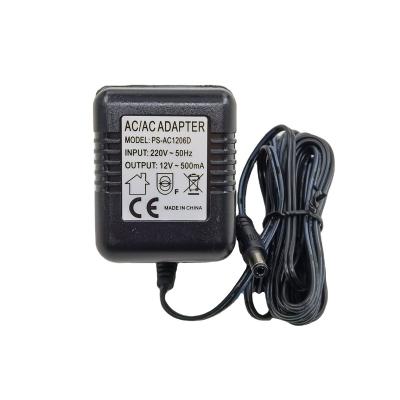 China Linear Power Adapter For Equipment Motor 12V AC 500mA PS-AC1206D for sale